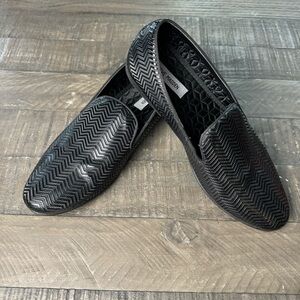 Steve Madden Men's Slip On Dress Shoes Loafers Formal Black Size 12